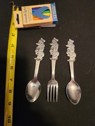 Vintage Disney Donald Duck Baby Spoons