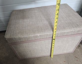 MidMod Vintage Ottoman Storage Box, Footstool