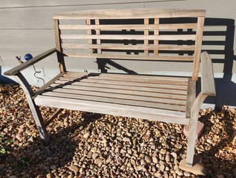 Wooden Park Bench Lawn Garden Furniture Decor