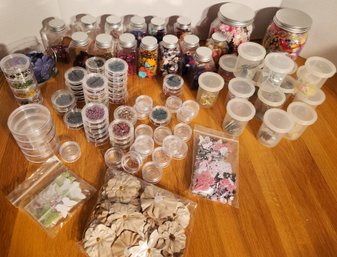 Craft Mates Storage Lockables, Glass Jars, Embellishments, DIY Crafts