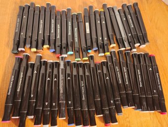 46 Shinhan Spectrum Noir Art Markers, Archival, Paper Crafts, Cardmaking, Scrapbooking