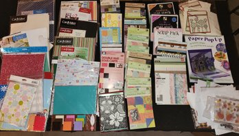 Over 40 Pcs: Card Maker, Mat Stacks, Packs, Making, DIY Paper Crafts, Large Lot, Crafting