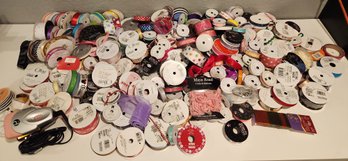 Huge Lot Ribbon, Spools, Ribbon Iron, Crafting, Crafts, Various Sizes & Widths