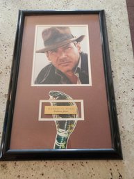 Framed Photo Harrison Ford, Indiana Jones, 14' X 22'