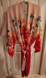 Authentic Kimono, Vintage Luau Wear, Rayon, Made In Hawaii