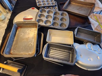 Baking Pans, Loaf, 9x14, Muffin, Mini, Pizza, Kitchen Housewares