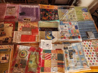 Lot 3 Of: 30 Page Building Sets, Big Ideas, Kit, Packs, Memory Scrapbooking, Paper Crafts