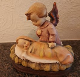 Guardian Angel Now I Lay Me Down To Sleep, Japan, Vintage Porcelain Figurine