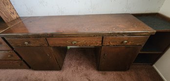Vanity Or Desk Storage With Lid For Guns Or Sports Equipment, Tools, Versatile, Workbench
