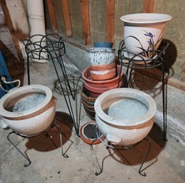 Flower Pots, Stands, Ceramic, Plastic, Garden Decor