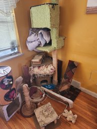 Cat Tower, Toys, Supplies, Scratching Posts, Large Lot Pet Supplies For Cats