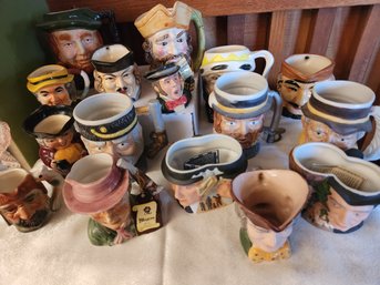 Large Ceramic Mug Collection: Faces Of History, Avon, Variety Makers & Sizes