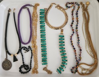 Costume Jeweler Really Lot Number Two - Necklaces, Matching Set, Most Vintage