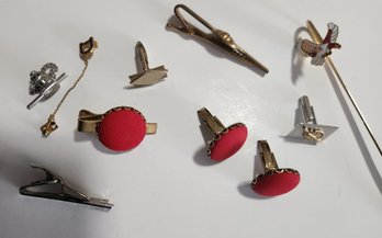 Cufflinks, Tie Claps, Pins, Marines, USMC