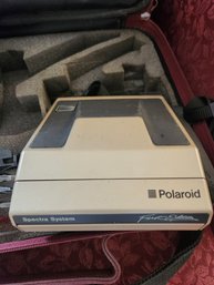 Polaroid Spectra 1st Edition Instant Camera, With Case, Certificate, Vintage Photography