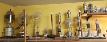 Radio Tubes Collection, Vacuum, Wide Variety Of Ages, Styles, Makers
