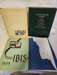 5 Vintage University Miami College Yearbooks-see All Pics