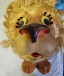 1962 Larry The Talking Lion Mattel Stuffed Toy - Very Loved