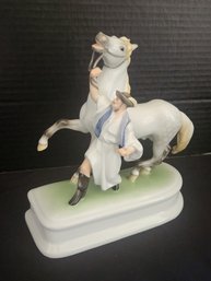 Herend Porcelain  Hungary, Horse & Trainer, Rare Collectible, MINT Condition