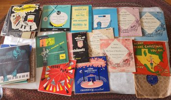 38 Vinyl Records - 78rpm Victrola Phonograph & Orthacoustic