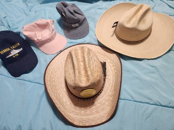 5 Hats: Cowboy, Ball Caps