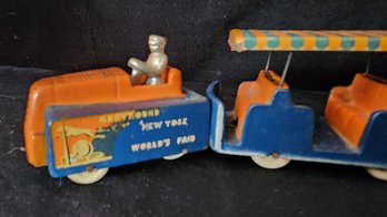 Wrought Iron World's Fair 1939 Antique Child's Toy Train