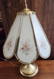1990's Table Lamp, Floral, Lighting