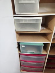 Stack Of Drawers, Organizers, Storage, Sterilite Or Similar Brand
