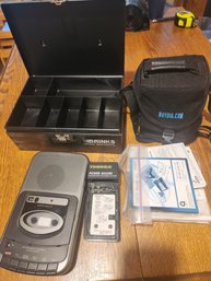 Tape Recorder, Cash Box, Olympus C-265 Digital Camera