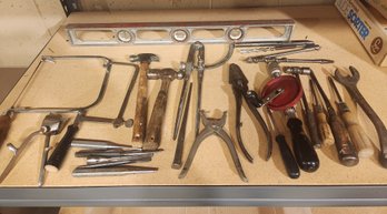 Hand Tools - Vintage, Drill, Saw, Screwdrivers, Hammer, Pliers