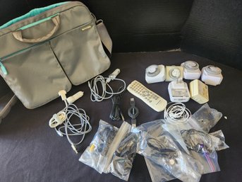 Computer Cover Bag, Cords, Timers For Lamps, Misc Housewares