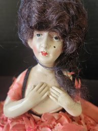 Antique Doll, Cloth Base, Decor