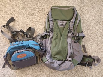 REI Traverse Backpack- Used Rarely - Fishpond Flyfishing Pack, Camping Hiking Recreation Gear