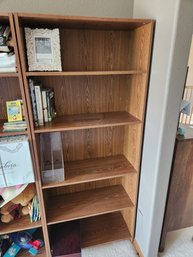 Shelf #1 Of 2: Composite, Brown Grain, Bookshelf Storage 29.5 X 12 X 71'H