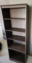 Bookshelf, Shelving, Composite, Brown Grain, Storage