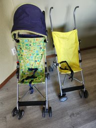 2 Umbrella Strollers, 1 Cosco, Folding, Baby Accessories