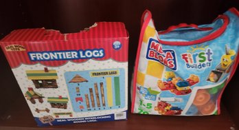 Frontier Logs & Mega Blocks Children's Building Toys