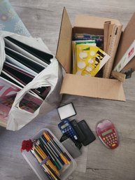 Office Supplies - Pens, Notebooks, Calculators, Variety