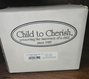 Stitched Elephant Bank - Child's Toy, NIB Child To Cherish