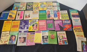 Fun Vintage Quirky Mini Books - Variety Subjects - Ephemera