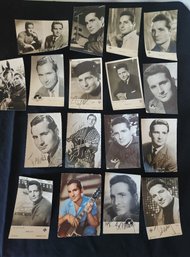 Freddy Quinn Collection Ephemera Postcards, Photos, Some Signed, Vintage Hollywood Stars