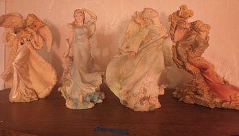 4 Collectable Angels, Spirit Of Autumn, Winter, Spring, Summer LE 1993, Figurines