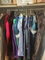 18 Women's Coats, Jackets Including Full Length Mink Fur Coat - Wool, Trench, Rain, Winter - All Seasons