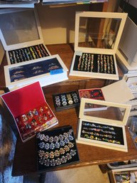 Over 50 Pcs. Danbury Mint Costume Jewelry High End, Monthly Garden & Seasonal Bracelets, Necklaces, Charms -