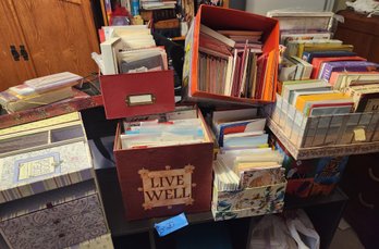 Greeting Cards, Notecards, Stationery - Huge Lot - Includes The Project/decorative Boxes