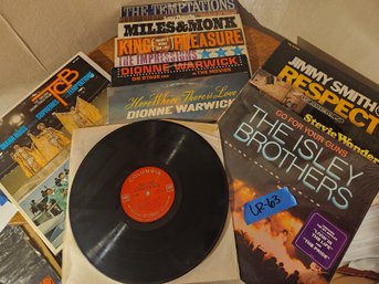 About 10 Vinyl Record, Records Albums Isley Brothers, Temptations, Dionne Warwick, More, 33RPM