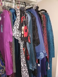 60 PCS: Women's Dressy Fancy Outfits, XL, 1XL,  2XL Dresses, Tops, Clothing, Clothes, Closet - Many NWT