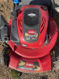 Toro Lawn Mower Rear Bagger, Self Start