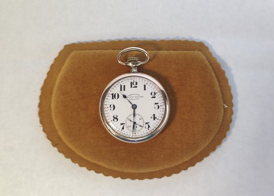 Gold Plated Hamilton Electric Railway Special Pocketwatch