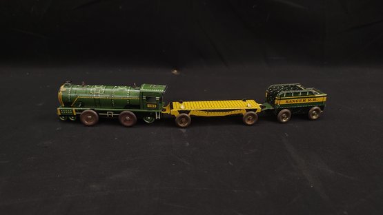 Vintage Marx Tin Litho Ranger Train Set
